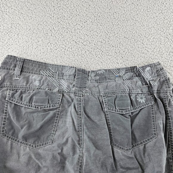 Kuhl‎ Pants Womens 14 Gray Cropped Capri Stretch Outdoor Hiking Nylon Blend - Picture 16 of 16